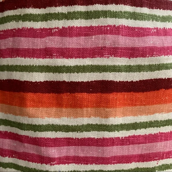 •Talbots• 100% Linen Striped Pencil Skirt - Size 6P - Picture 4 of 9